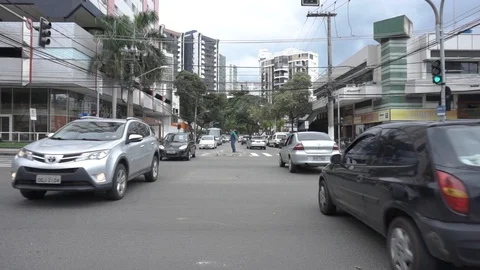 Traffic Streets Brazil Stock Footage 97791480