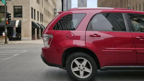 Traffic on the Streets of Chicago Stock-Footage 80538844