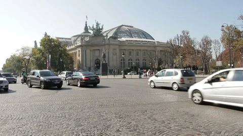 Traffic on the streets of Paris - October 2011, Paris, France Stock Footage 112241830