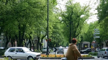 Traffic in Subotica Vídeos de archivo 85634790