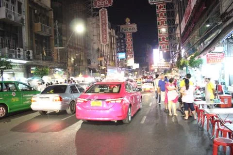 Traffic in Thai Foto stock