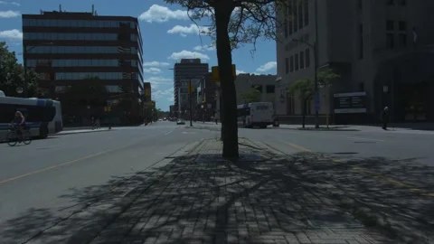 Traffic time lapse during sunny day. Stock Footage 158127409