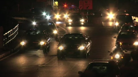 Traffic Time Lapse Stock Footage 868115