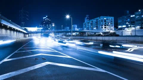 Traffic Time Lapse Vidéo 20586086