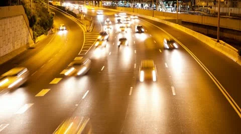 Traffic Time Lapse Vídeo Stock 20586321