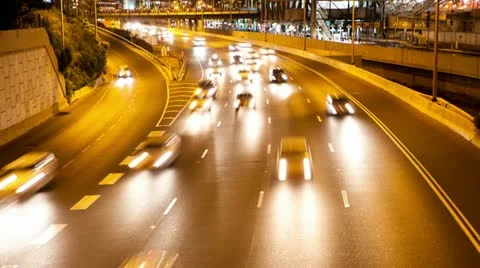 Traffic Time Lapse Vidéo 20586477