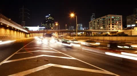 Traffic Time Lapse Vídeo Stock 20586660