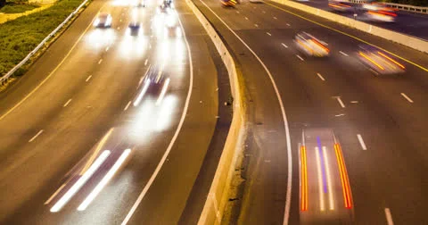 Traffic Time Lapse 動画素材 26022051