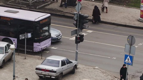 Traffic Time Lapse Stock Footage 40031671