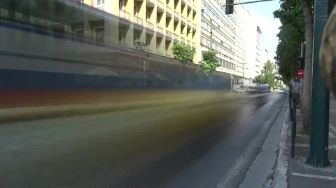 Traffic time lapse Stock Footage 40687037