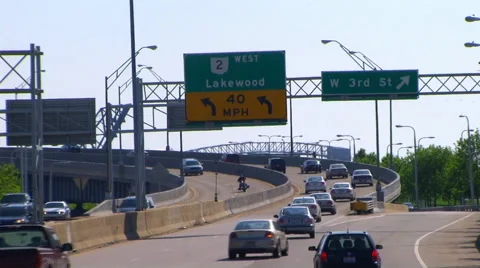 Traffic Time Lapse Stock Footage 41775433