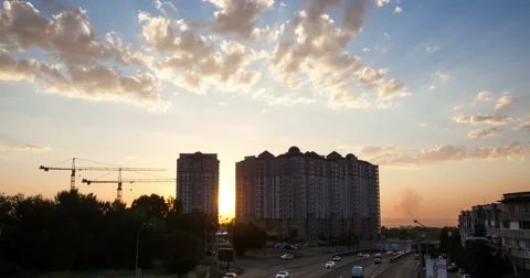 Traffic Time Lapse Stock Footage 53863680