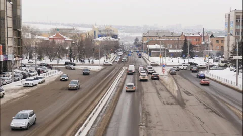 Traffic Time Lapse Stock Footage 60693910