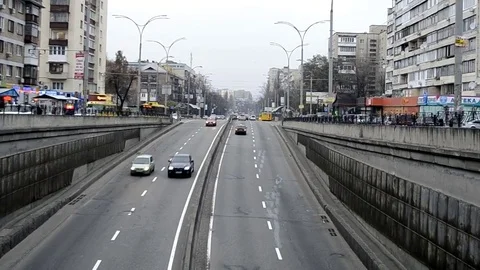 Traffic Time Lapse Stock Footage 83853403