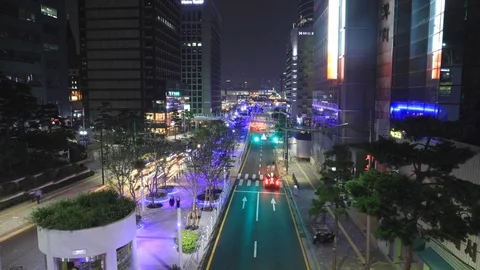 Traffic Time-Lapse Stock Footage 93116583