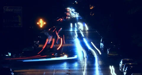 Traffic Time lapse Видео 118582473