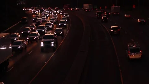 Traffic Time Lapse 库存影片 221953711