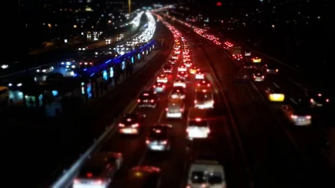 Traffic Time Lapse Intensive Traffic in the streets of Turkey. Includes traffic Stock Footage 82380667