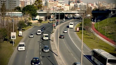 Traffic TimeLapse 02 FULL HD Stock Footage 7975011