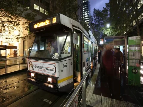 Traffic Timelapse in city Video stock 76547037