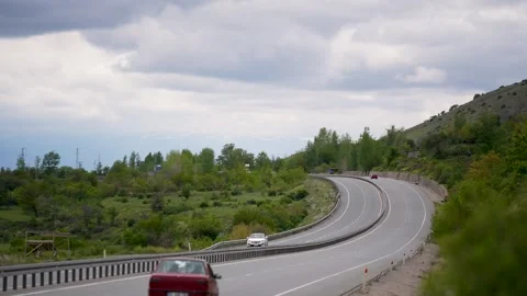 Traffic Timelapse in the countryside Stock Footage 241726515