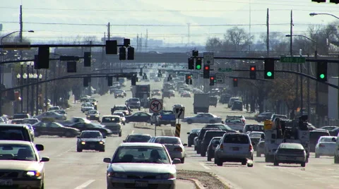 Traffic timelapse Stock Footage 1092173