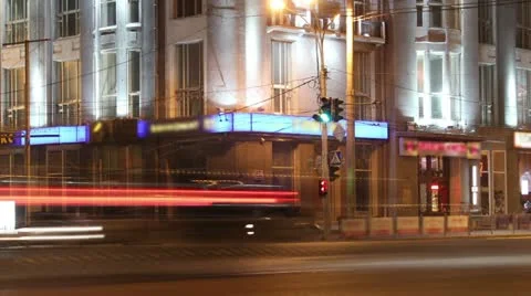 Traffic timelapse Video stock 11404628