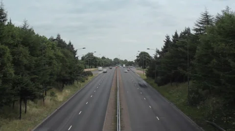 Traffic Timelapse Video stock 33847102