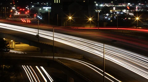 Traffic Timelapse Stock Footage 36441090