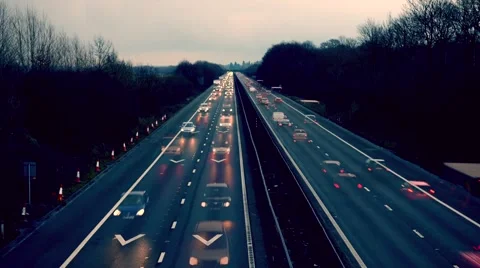 Traffic Timelapse Stock Footage 49486974