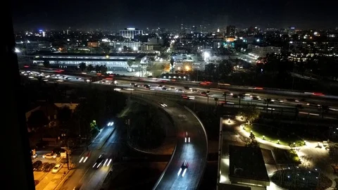 Traffic Timelapse Video stock 125868294