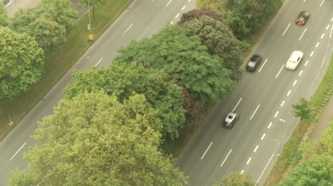 Traffic timelapse – Top View Video stock 30364155