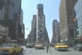 Traffic in Times Square 1991 Footage