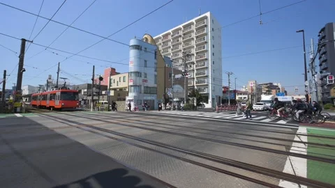 Traffic in Tokyo, Japan Stock Footage 138340623