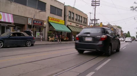 Traffic Toronto Stock Footage 8557784