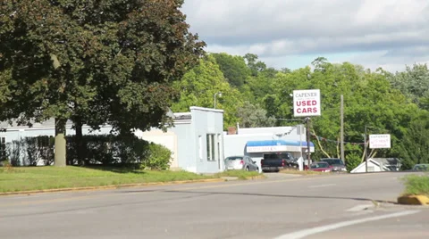 Traffic in Town Stock-Footage 32074509