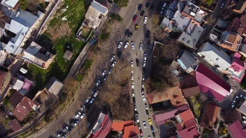 Traffic In the town Stock Footage 236976513