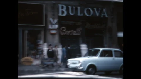 Traffic in Trieste 1968 Stock Footage 265539519