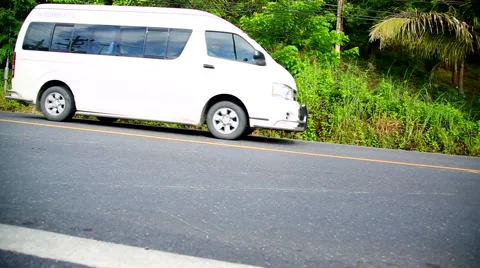 Traffic on a tropical island Stock Footage 45274416
