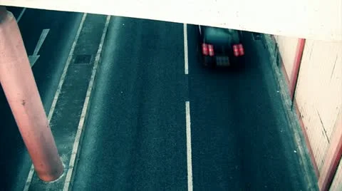 Traffic tunnel Stock Footage