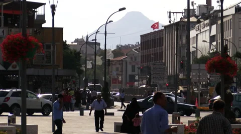 Traffic in Turkey Stock Footage 49965934