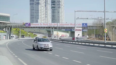 Traffic in turkey istanbul 스톡 동영상 83749435
