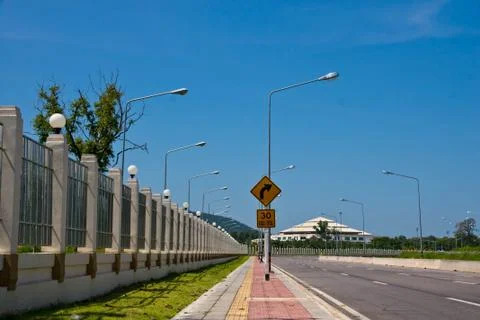 Traffic turning right. Stock Photos