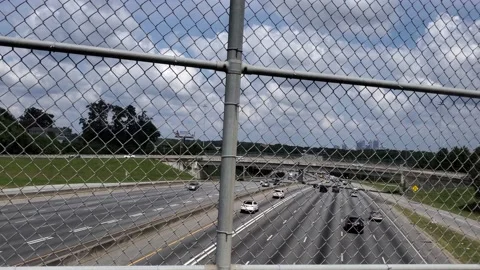 Traffic Under a Bridge Video stock 168836057