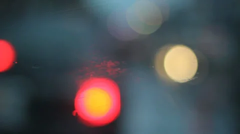 Traffic under the rains Stock Footage 36464922