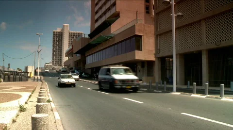 Traffic under the sun  Stock Footage 707831