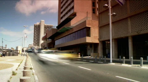 Traffic under the sun - Time Lapse Stock Footage 703456