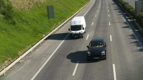Traffic van Stock Photos