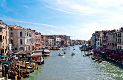 Traffic in Venice Stock Photos