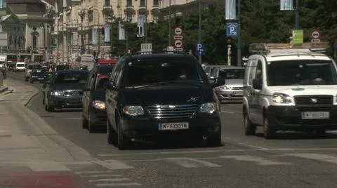 Traffic in Vienna 動画素材 21379227